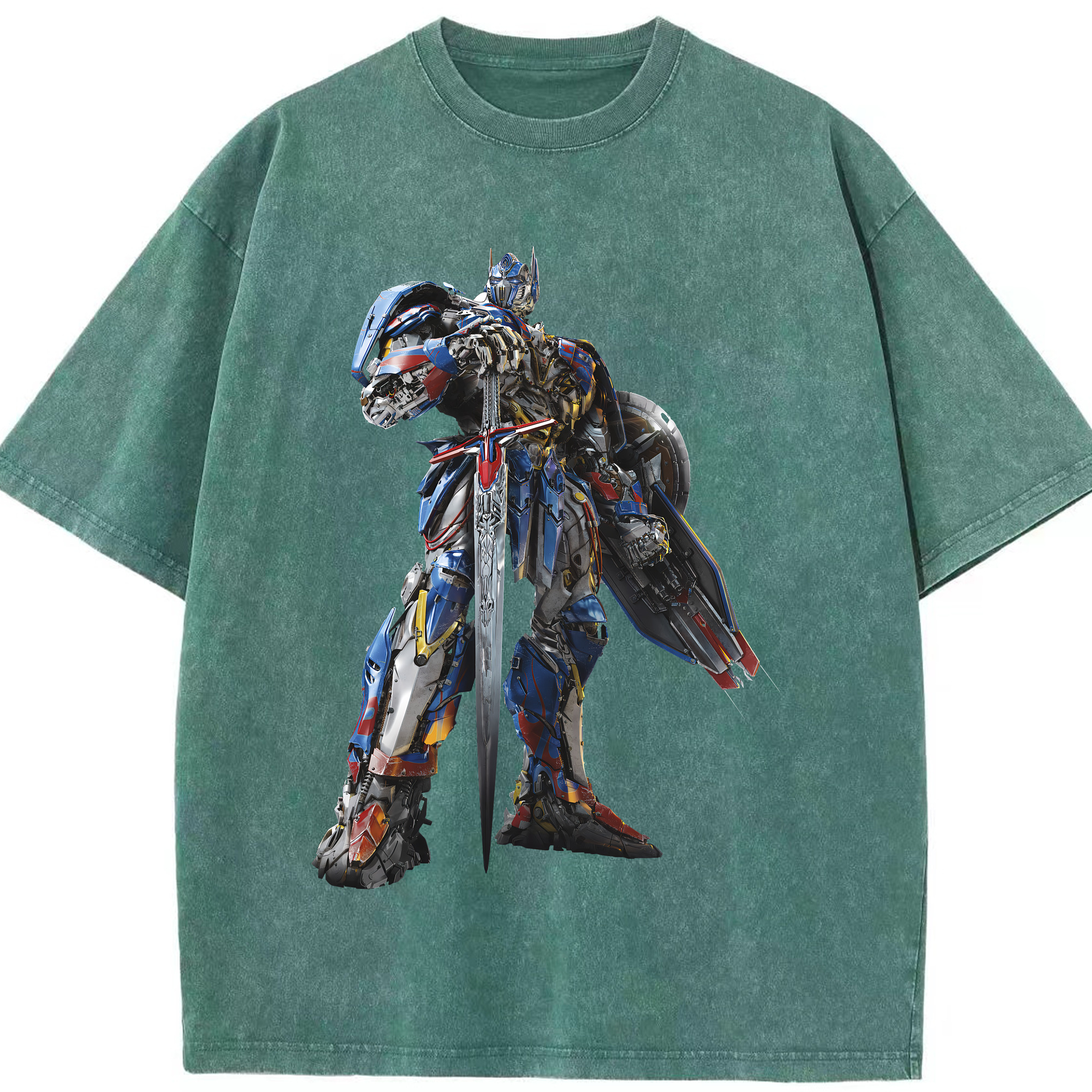 （画像用） Transformers トランスフォーマー 綿100% ヴィンテージ風 半袖Tシャツ（フロントプリント）